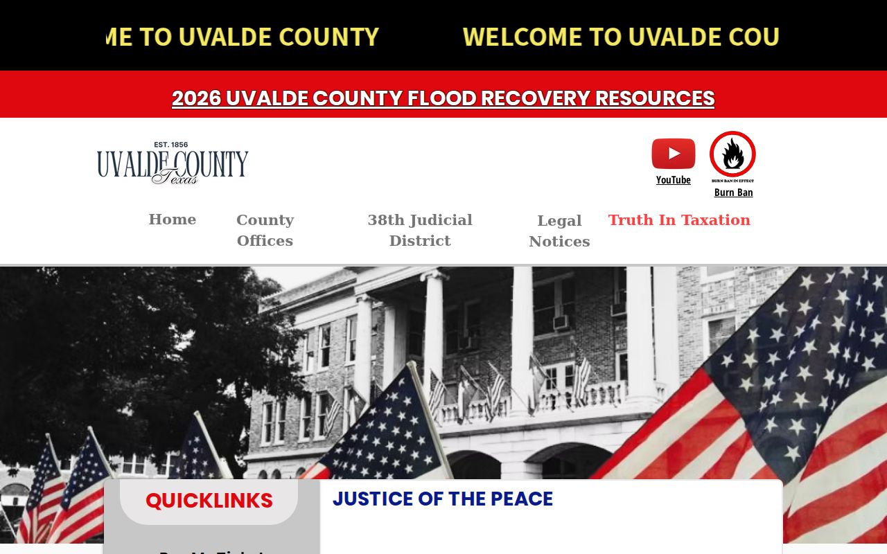 Uvalde County warrant records court directory reference